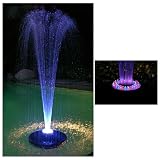 Floating Spray Fountain w LED Light
