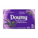 Downy Simple Pleasures Fabric Softener Sheets, Lavender Serenity, 105-Sheets (Pack of 3)