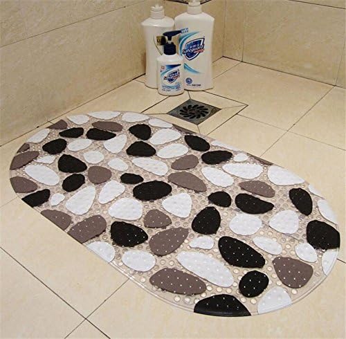Lingtar PVC Anti-Slip Anti-Bacterial Bath Mat Colour Stone