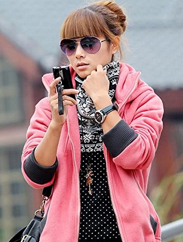 パーカー スウェット フード スタイリッシュ　春色　フード付き 韓国セレブ　パーカー　大きいサイズ　カジュアル　コットン　カワイイ　セレブ風　スウェット生地　シンプル　ガーリースタイル　　 ピンク (オリジナル・ブレスレットとサシェセット)