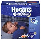 Huggies Overnites Diapers, Size 6, Big Pack, 48 Count