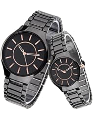 Orient Idea Ori-0216E 2 x Fashioned Quartz Alloy Strap Wrist Couple Watch Timepiece for Lovers