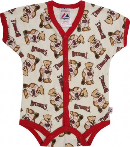 Washington Nationals Baby All-Over Print French Creeper