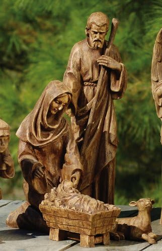 Nativity Set, HOLY FAMILY Statuary,Resin