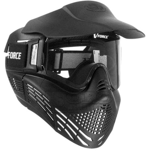 Paintball V-Force Armor Mask with Visor Black