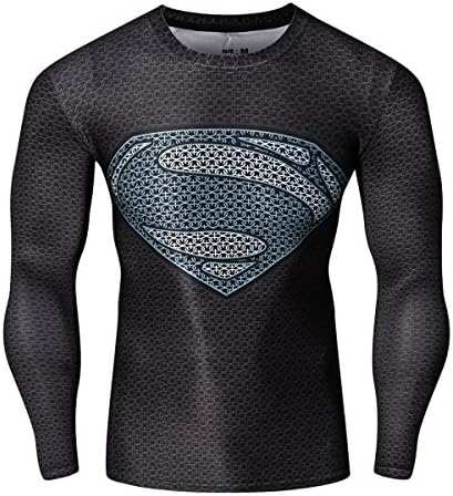 Buy 2 Get the 3rd free Men's Compression Shirt Long Sleeve Sports Fitness Running Base Layer Shirt