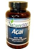 Nature500 Acai 1000mg 120 Vegetarian Capsules