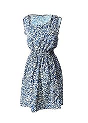 Chiffon Sequined Spring Summer Sleeveless Party Dress 