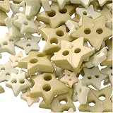 Eigenschaften KnorrPrandell / Gütermann / KnorrPrandell 2217045 - Knöpfe Sternenmix grün, 7g/Dose