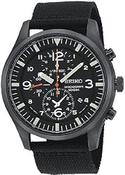 Chronograph Black Dial with Nylon Strap