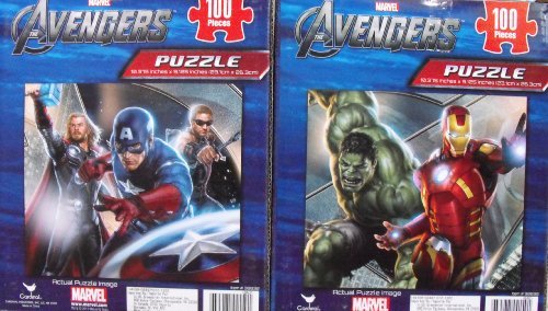 Marvel Avengers 100 Piece Puzzles 2 Box Set