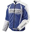 Icon Arc Men's Mesh Sports Bike Motorcycle Jacket - Blue