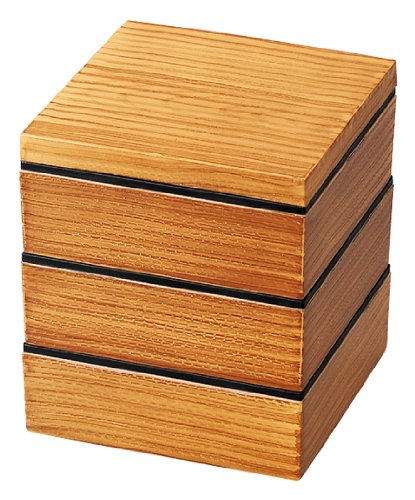 HAKOYA 15.0木目三段重 ひのき 54633