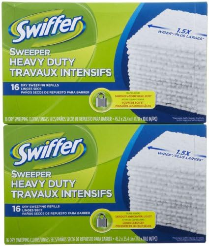 Swiffer Sweeper X-Large Dry Cloth Refill, 16 ct-2 pack