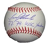 Fred Stanley Autographed Official Major League Baseball W/PROOF, Picture of Fred Signing For Us, New York Yankees, World Series Champions