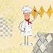 Nouvelle Cuisine I - Sophie Harding Art Print Poster 8 x 8 i