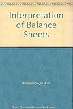 Interpretation of balance sheets