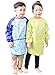 Plie Waterproof Kids Art Smocks 37 Colors (Age 1-10, S-XXL size), Blue Bear (09-S)