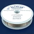 Acculon Tigertail Beading Wire 3 Strand Med/Heavy .018