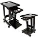 Solid Wood Mahogany Finish Slide Out Drink Cart (fls)