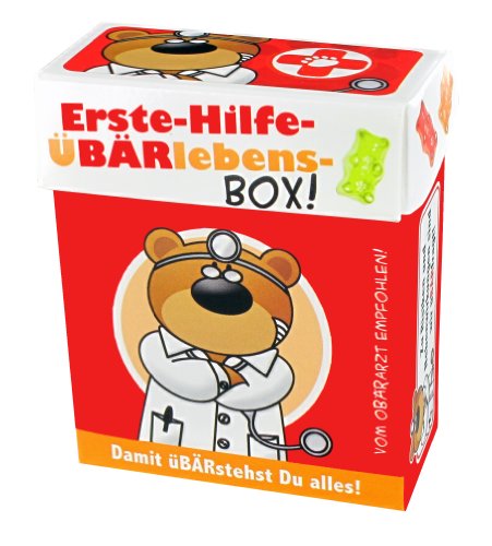 BärenBande Gummibärchen Süsse BÄRgleiter Erste-Hilfe-ÜBÄRlebens-Box