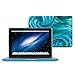 GMYLE Hard Case Print Frosted for MacBook Pro 13 inch with Retina Display (Model: A1425 and A1502) - Iris Blue Ocean Pattern Rubber Coated Hard Cover (Not Fit for MacBook Pro 13)