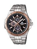 Casio Men's EF340SB-1A5 Edifice Stainless Steel Solar Power Chronograph Sport Watch