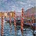Marco Sassone BRICOLE ROSSE Venice Scene Fine Art Print