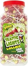 POSH Traffic Light Lollies 200 pops per jar