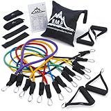 Black Mountain Products Ultimate Resistance Band Set with Starter Guide
