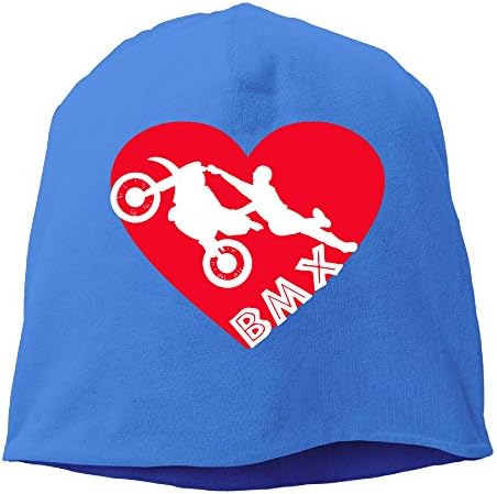 Comfortable I Love BMX 1 Soft Cotton Adult Skull Caps