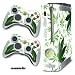 XBOX 360 Console Designer Decal Skin - Weeds - White