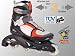 HUDORA Kinder Inliner Skater Joey Soft II Gr. 28-30 rot, TÜV/GS, NEU