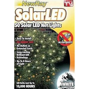 Solar Powered White Net Lighting Set