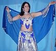 Blue and Silver Egyptian Bra and Belt
