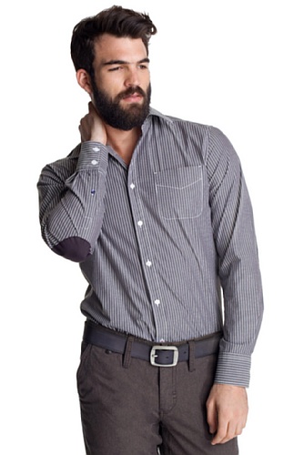 ESPRIT Herren Businesshemd, gestreift Y30952, 