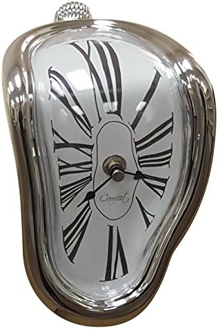 Comfort HomeTM Original Melting Clock - Silver