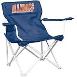 Illinois Fighting Illini NCAA Adult Nylon Tailgate Chair (Navy)