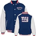 New York Giants Youth Wool Faux Leather Varsity Jacket