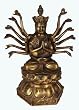 Antique Statue / Tibetan Bodhisattva / Chenrezig Statue