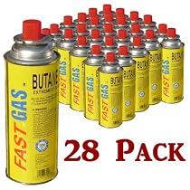 28 Pack Butane Gas Canisters