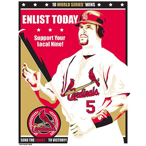 Sports Propaganda Albert Pujols Limited Edition Screen Print