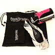 Footzy Rolls Rollable Ballet Flat Shoes Set S 6-7 Silver