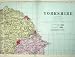 Map Torkshire England Scarborough Whitby Malton