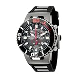 Torgoen Swiss Mens T24306 T24 Gunmetal 200 ATM Chronograph Dive Watch by Torgoen