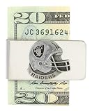 NFL Sculpted & Enameled Pewter Moneyclip - Oakland Raiders