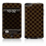 BROWN CHECKER Design Apple iPod Touch 2G 3G 2nd 3rd Generation 8GB 16GB 32GB Vinyl Skin Decal Cover Sticker Protector (Matte Finish)+ Free Screen Protector