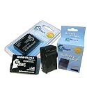 UpStart Battery DMW-BLD10 Replacement 2 Batteries+Charger Kit for Samsung Digital Cameras
