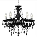 Marie Therese Crystal Glass Chandelier in Black by Marco Tielle