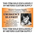 Emergency Mylar Blanket - 52" x 84" - Pack of 10 Blankets - EB-10
